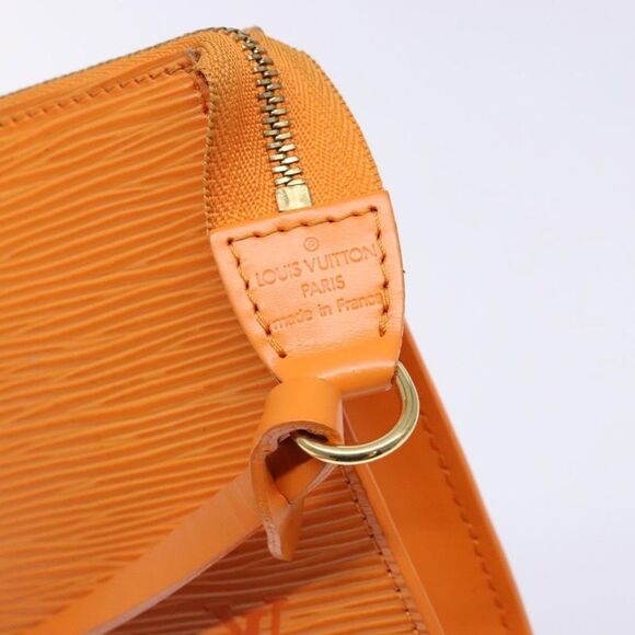 Louis Vuitton Pochette Accessoires Epi Leather Orange Leather Bag (Pre-Owned) - Picture 6 of 16